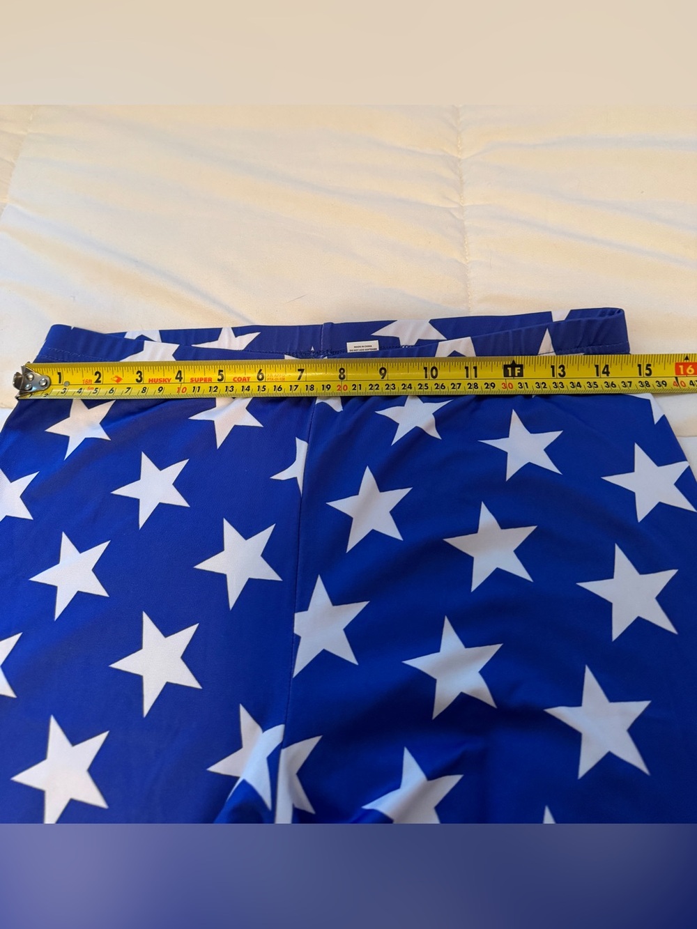 Women's Fashion Digital Print Blue Stars Spandex Stretchy Leggings XL - Picture 2 of 5